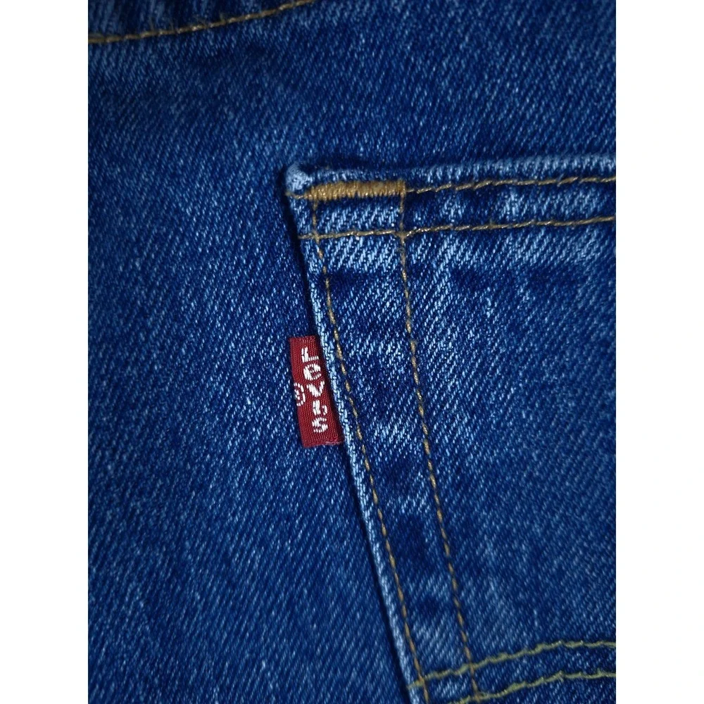 Levis‎ 550 Mens Jeans 48x29 Blue Relaxed Fit Tapered Leg Classic Denim Waterless